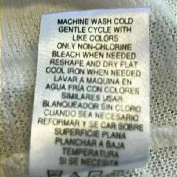 Olive & Oak Pullover Sweater Women's Large White Textured Semi-Sheer Oversized - Picture 5 of 7